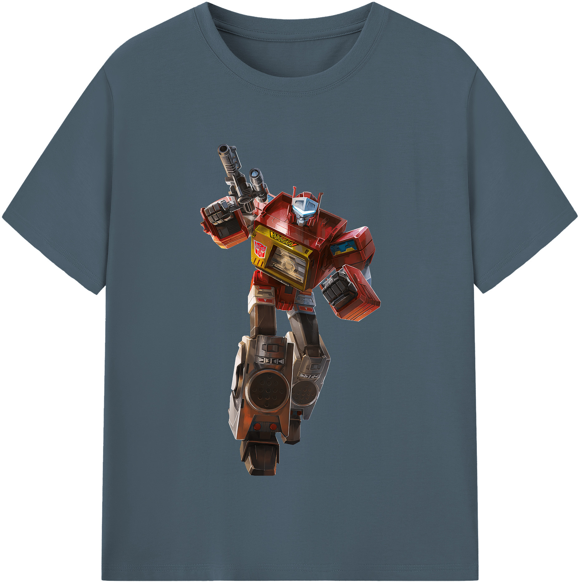 （画像用） Transformers トランスフォーマー 綿100％半袖Tシャツ（フロントプリント）